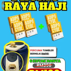 ADIPOCYDE®️ - Raya Haji Promo FREE Tumbler